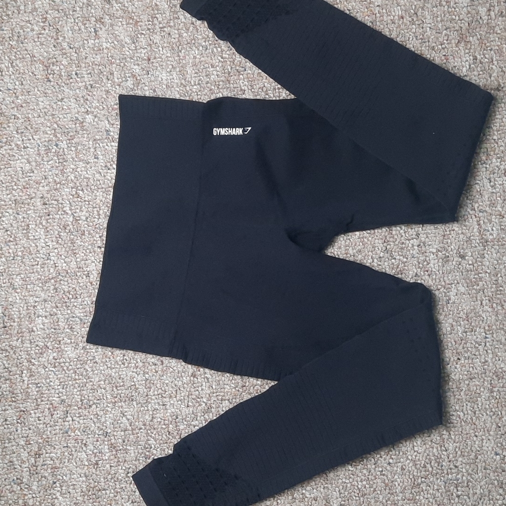 Black High rise Seamless Gymshark leggings